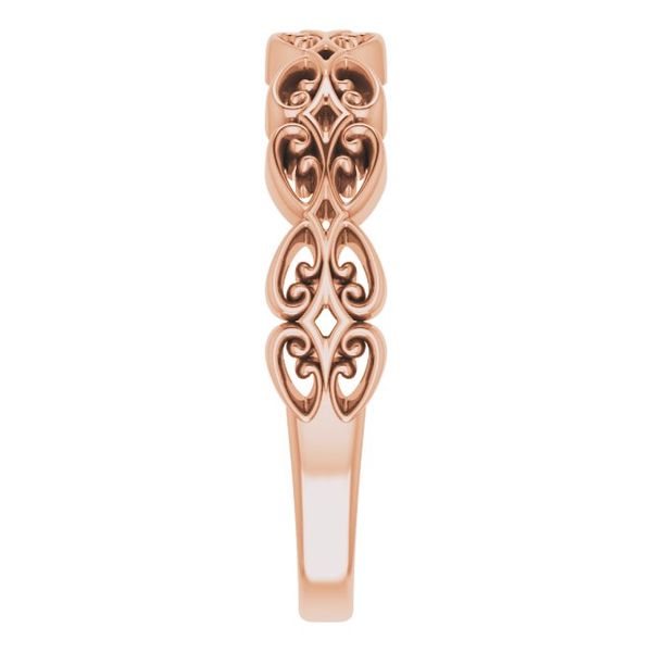 Vintage-Inspired Stackable Ring - Image 4