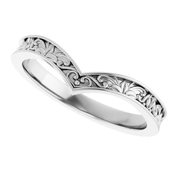 Vintage-Inspired V Ring - Image 5