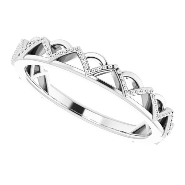 Stackable Crown Ring - Image 5