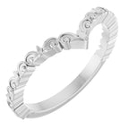 Vintage-Inspired V Ring