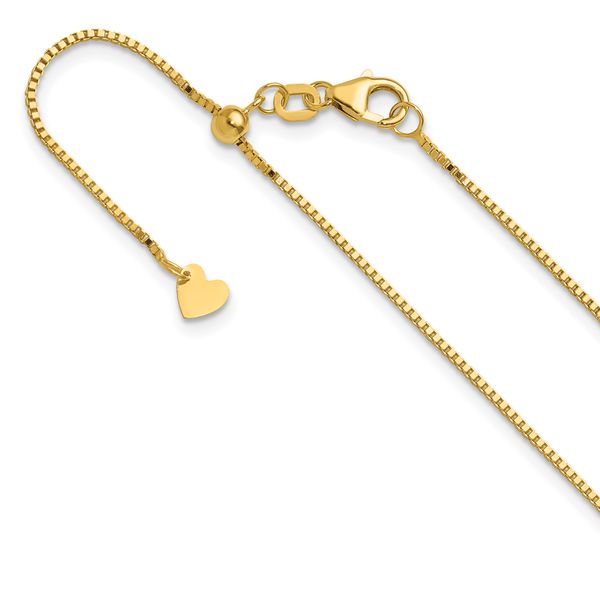 Leslie's 10K Adjustable .9mm Box Chain