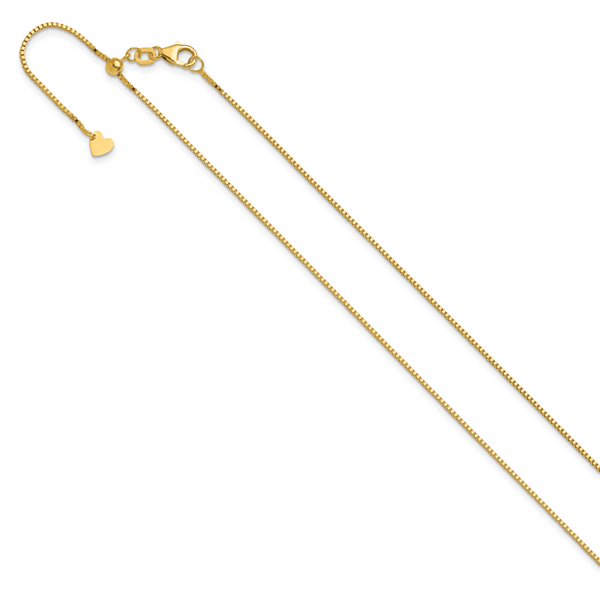 Leslie's 10K Adjustable .9mm Box Chain - Image 2