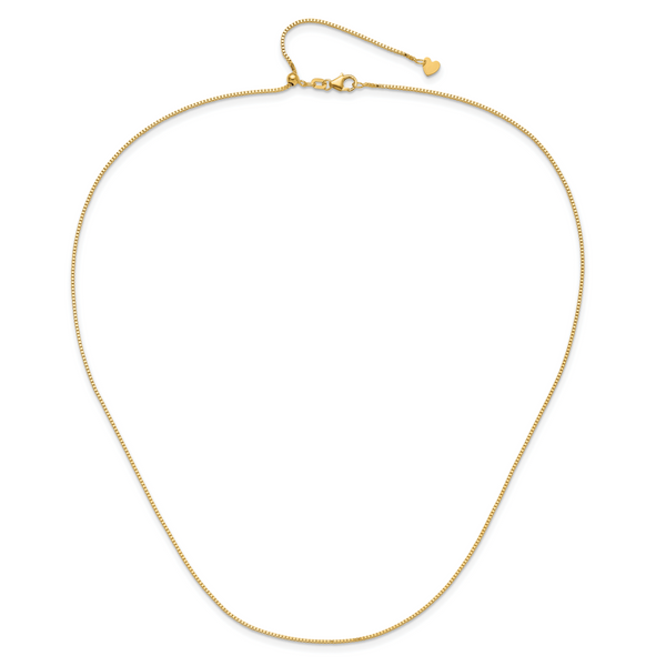 Leslie's 10K Adjustable .9mm Box Chain - Image 4