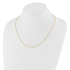 Leslie's 10K Adjustable 1mm Wheat Chain - Image 3