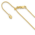 Leslie's 10K Adjustable 1mm Wheat Chain