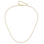 Leslie's 10K Adjustable 1mm Wheat Chain - Image 4