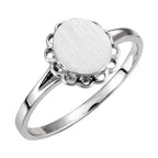 Oval Signet Ring