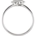 Scalloped Heart Signet Ring - Image 2