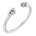 Beaded Negative Space Ring