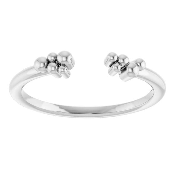 Beaded Negative Space Ring - Image 3