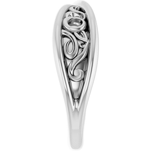 Sculptural Criss-Cross Ring - Image 4