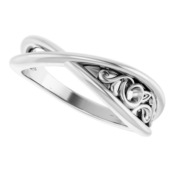 Sculptural Criss-Cross Ring - Image 5