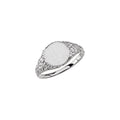 Round Nugget Signet Ring