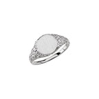 Round Nugget Signet Ring