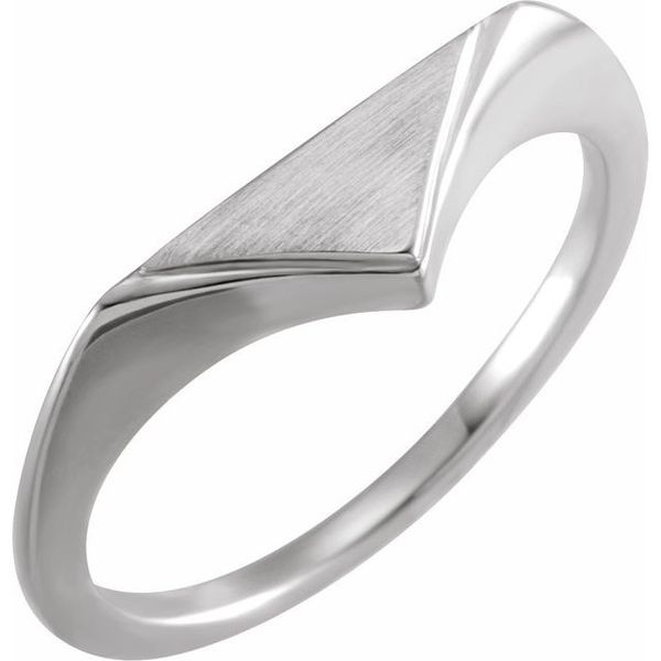 Geometric Signet Ring