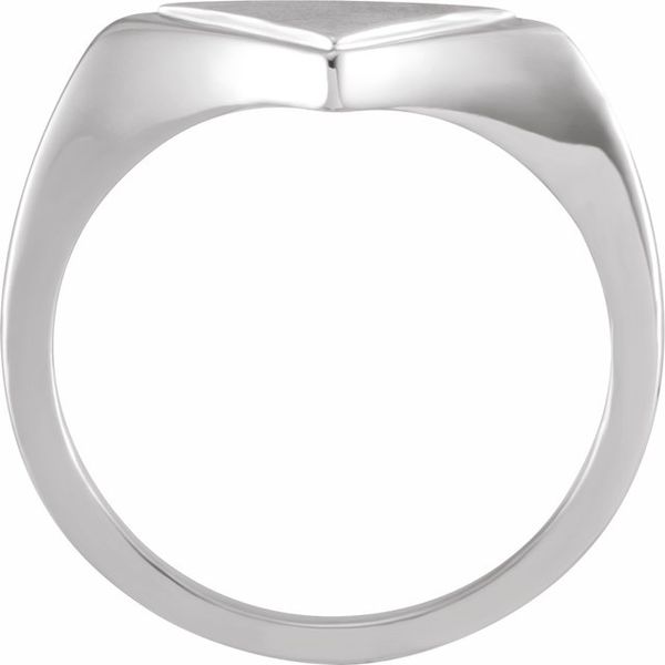 Geometric Signet Ring - Image 2