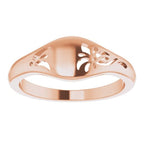 Pierced Floral-Inspired Ring - Image 3