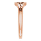 Pierced Floral-Inspired Ring - Image 4