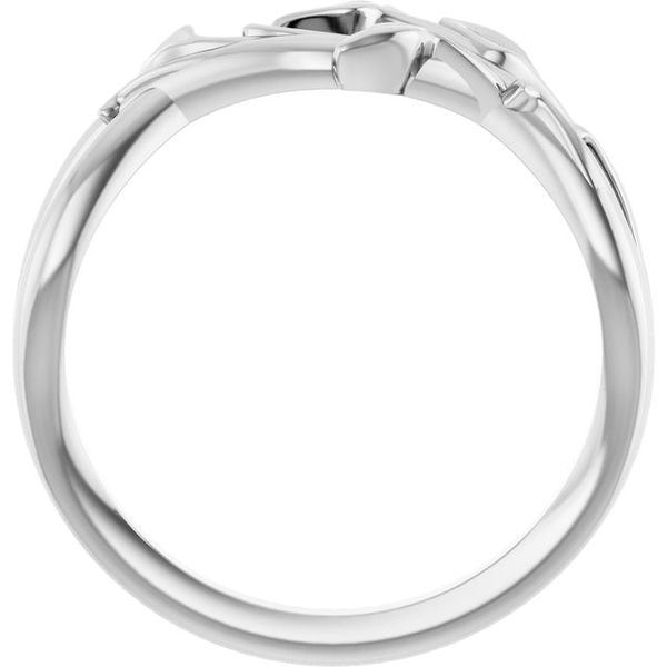 Intertwined Leaf Ring - Image 2