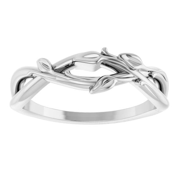 Intertwined Leaf Ring - Image 3