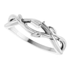 Intertwined Leaf Ring - Image 5