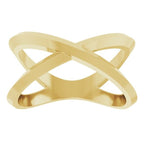 Knife-Edge Criss-Cross Ring - Image 3