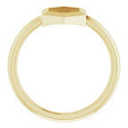 Negative Space Hexagon Ring - Image 2