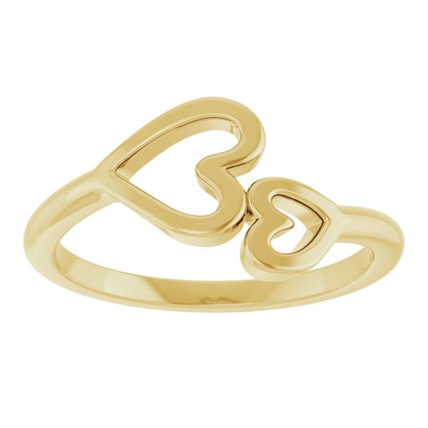 Double Heart Ring - Image 3
