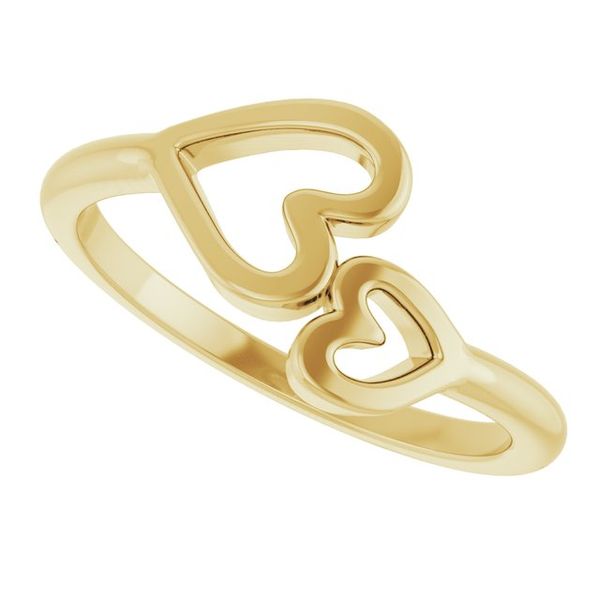 Double Heart Ring - Image 5