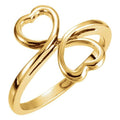 Double Heart Ring