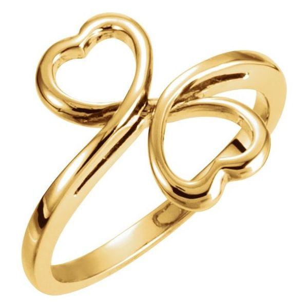 Double Heart Ring