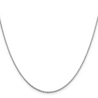 Leslie's 14K White Gold 1.3mm Loose Rope Chain - Image 2