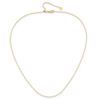 Leslie's 10K Adjustable 1mm Singapore Chain - Image 3