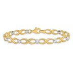 Leslie's 10K Two-tone D/C Bracelet - Image 3