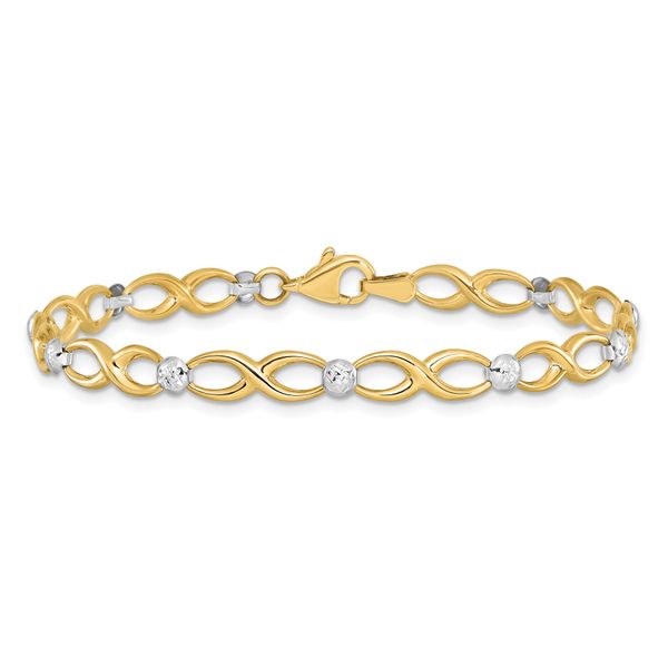 Leslie's 10K Two-tone D/C Bracelet - Image 3