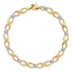 Leslie's 10K Two-tone D/C Bracelet - Image 4