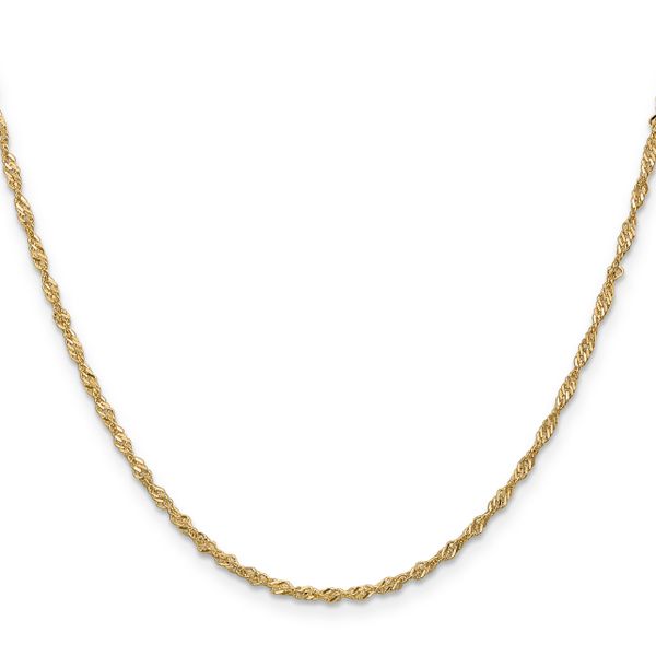 Leslie's 10K 1.7 mm Singapore Chain - Image 2