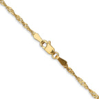 Leslie's 10K 1.7 mm Singapore Chain - Image 3