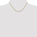 Leslie's 10K 1.7 mm Singapore Chain - Image 4