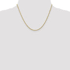Leslie's 10K 1.7 mm Singapore Chain - Image 4