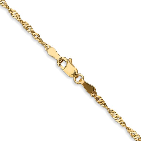 Leslie's 10K 1.7 mm Singapore Chain - Image 3
