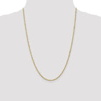 Leslie's 10K 1.7 mm Singapore Chain - Image 4