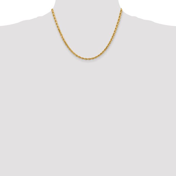 Leslie's 10K 4mm Diamond-Cut Rope Chain - Image 4