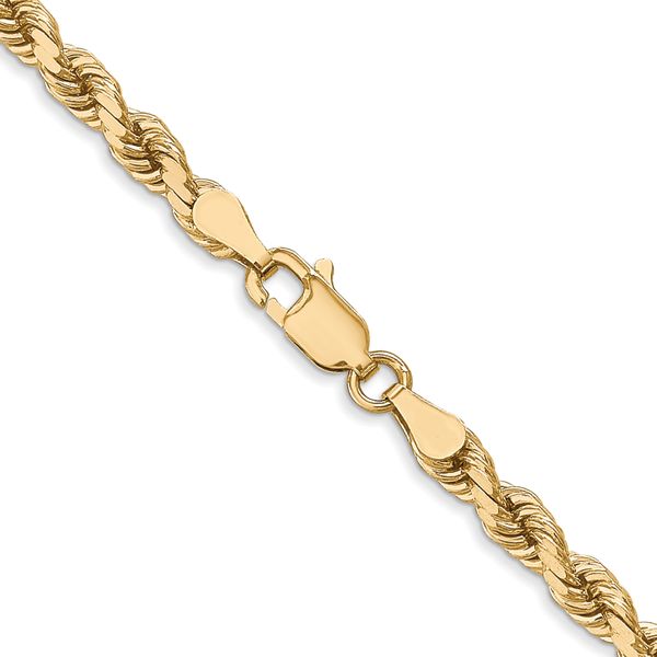 Leslie's 10K 4mm Diamond-Cut Rope Chain - Image 3