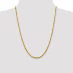 Leslie's 10K 4mm Diamond-Cut Rope Chain - Image 4