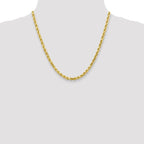 Leslie's 10K 4.5mm Diamond-Cut Rope Chain - Image 4