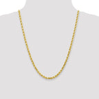 Leslie's 10K 4.5mm Diamond-Cut Rope Chain - Image 4