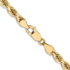 Leslie's 10K 4.5mm Diamond-Cut Rope Chain - Image 3