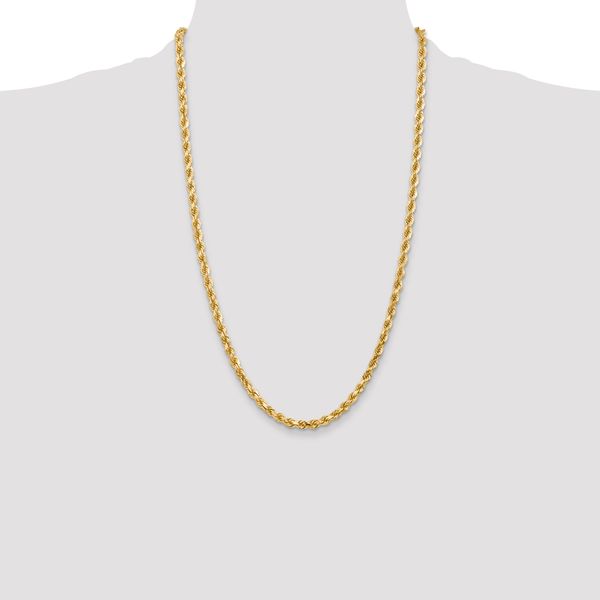 Leslie's 10K 4.5mm Diamond-Cut Rope Chain - Image 4