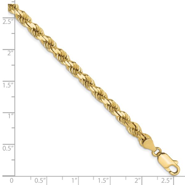 Leslie's 10K 4.5mm Diamond-Cut Rope Chain - Image 2